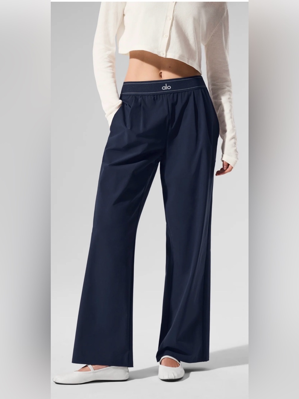 ALO Suit Up Trouser Navy (Regular)